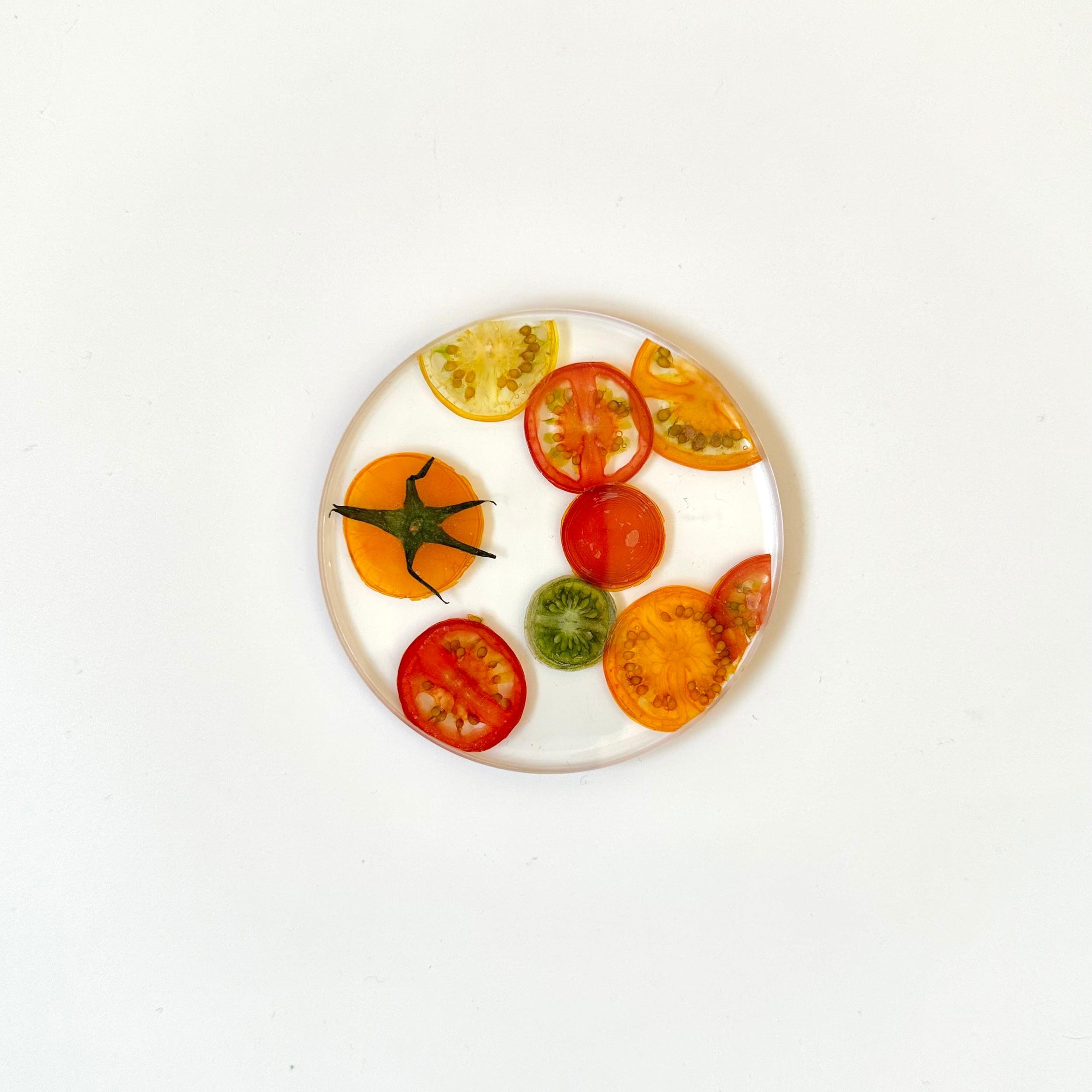 プチトマトのコースター