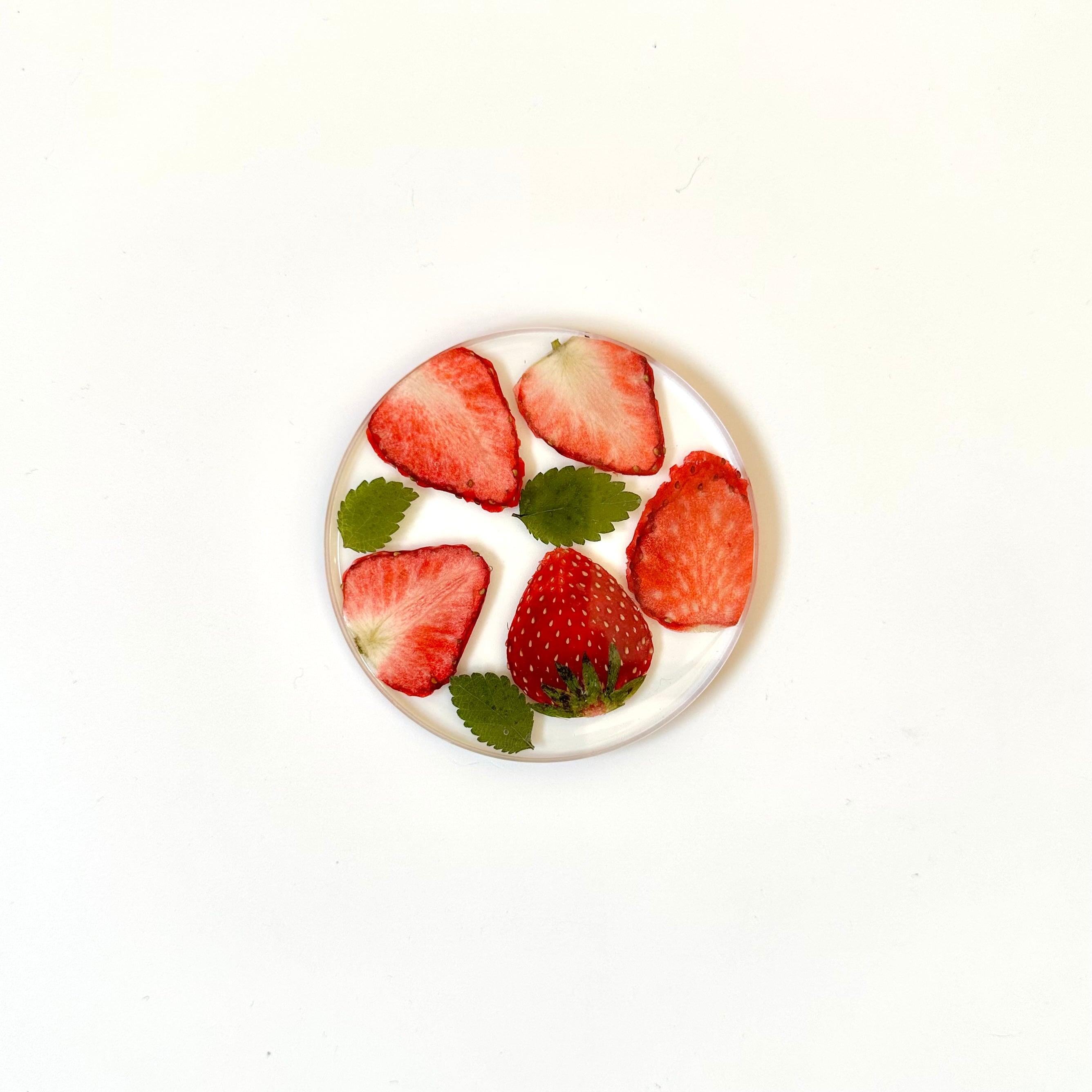 いちごのコースター1枚目の画像