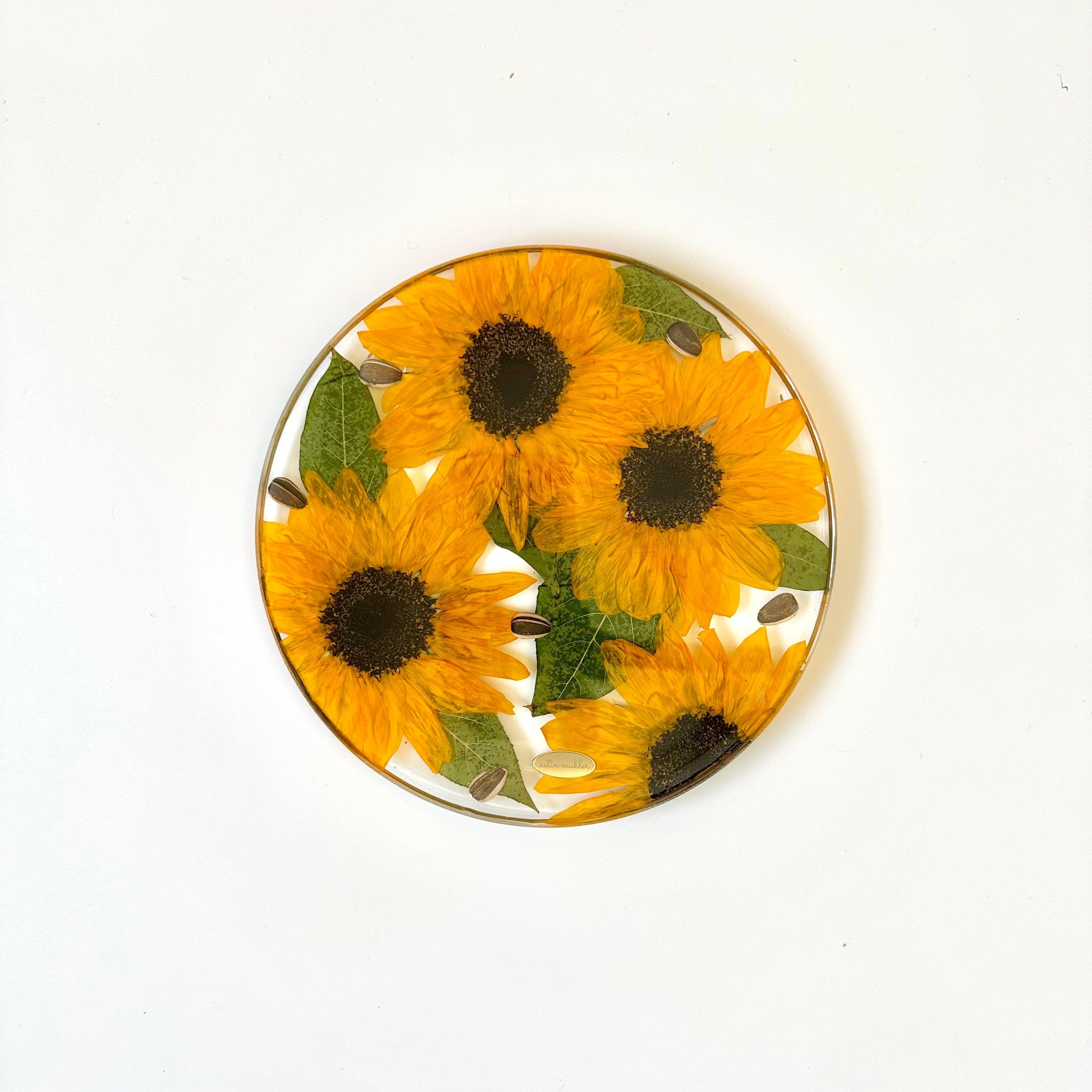 【Sサイズ】ひまわりのお皿1枚目の画像