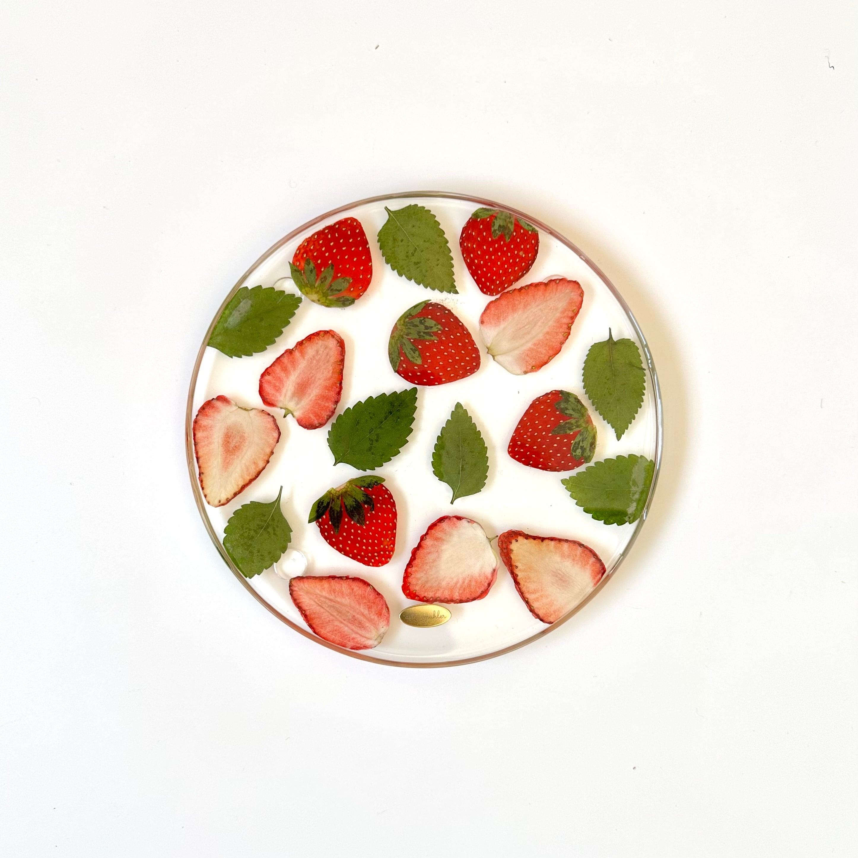 【Sサイズ】いちごのお皿1枚目の画像